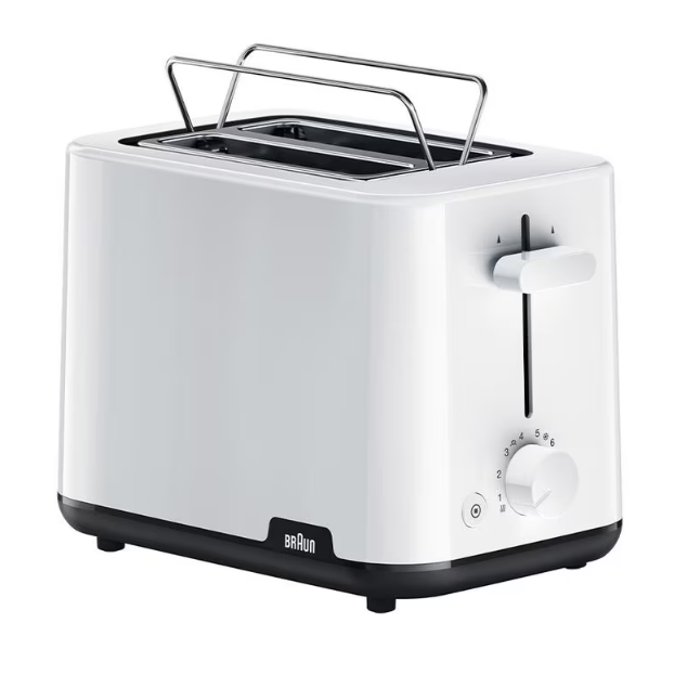 Braun Breakfast1 , 2 Slices 900 Watt White - HT 1010