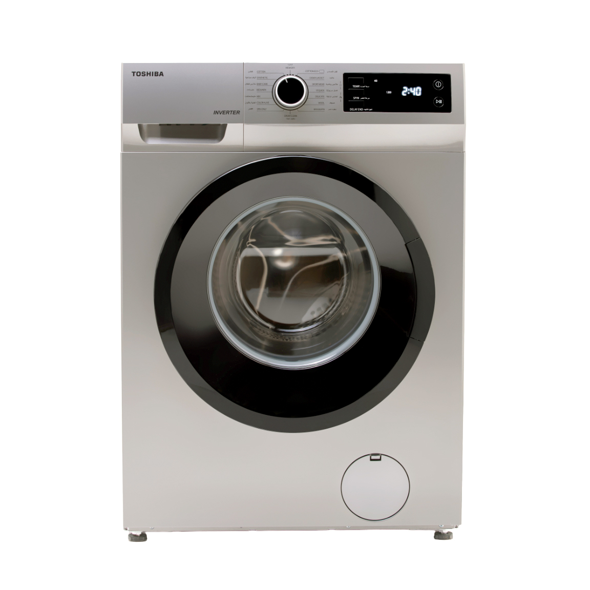 Toshiba TW-BJ90S2E(SK) Front Load Washing Machine , 8 kg , Silver