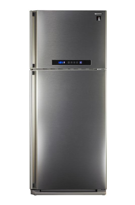 Sharp NoFrost Top Freezer Refrigerator , 18 Feet , Stainless Steel - SJ-PC58A