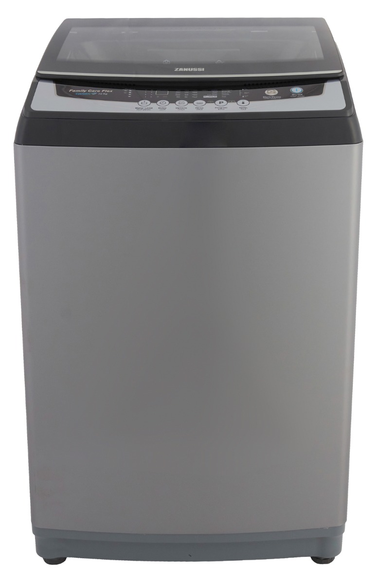 Zanussi Top Load washing Machine , 10 kg , Silver - ZWT10710S