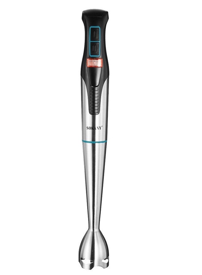 Sokany Hand Blender 1200 Watt Black Silver - SK-758