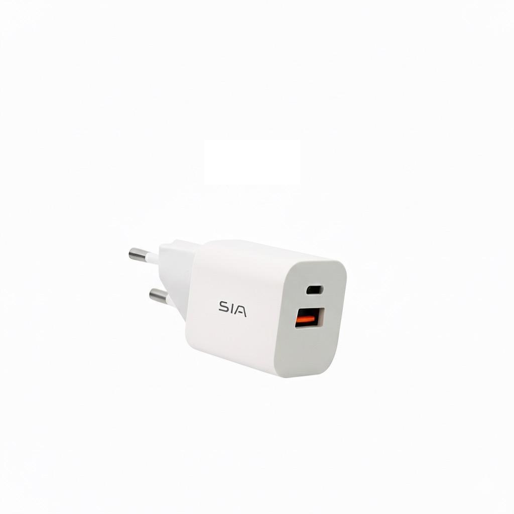 Sia , 2 Ports , 25 Watt White - SI-CH0025W