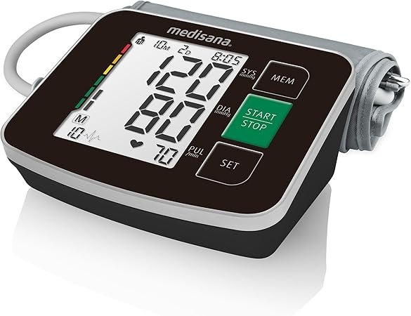 Medisana BU 516 Batteries Upper arm Blood Pressure Monitor , Black Grey - 51166