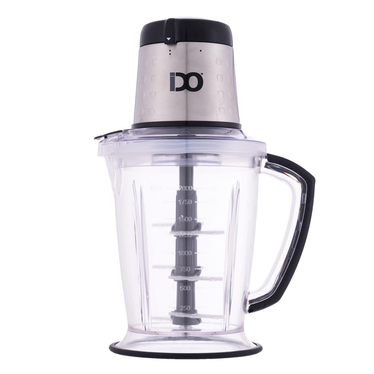 Ido Electric Chopper 2 Liter , 800 Watt Black - CH800-BK