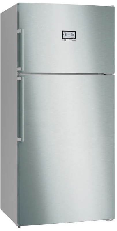Bosch Series 6 NoFrost Top Freezer Refrigerator , 641 Liter , Stainless Steel - KDN86AI3E9