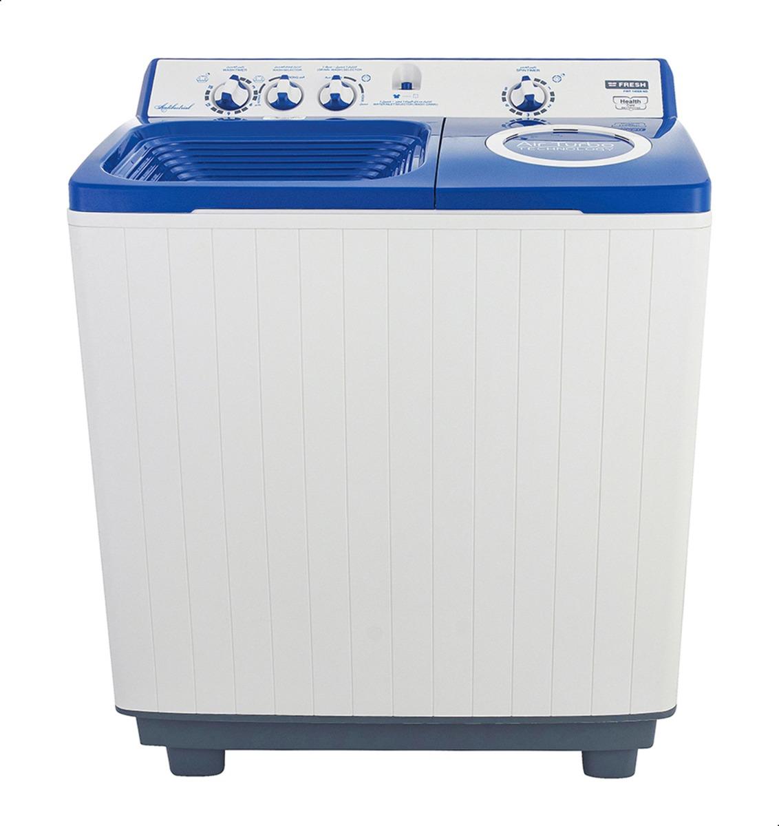 Fresh FWT14000ND Top Load Half Automatic Washing Machine , 14 kg , White