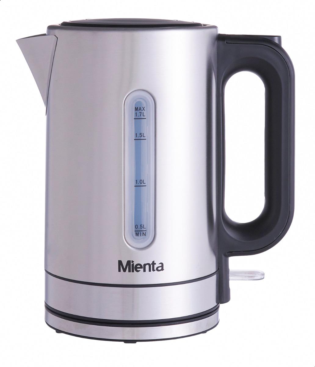 Mienta Electric Kettle , 1.7 Liter 2150 Watt , Stainless Steel - EK20920A