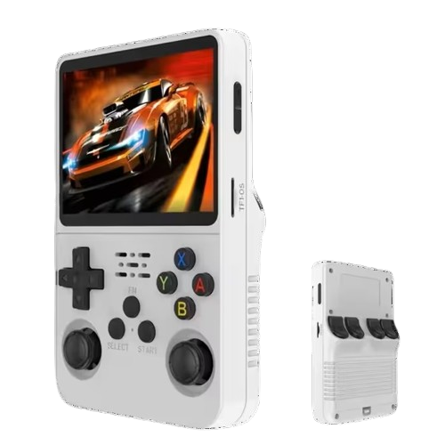Generic Retro Handheld Gaming Console , White - R36S