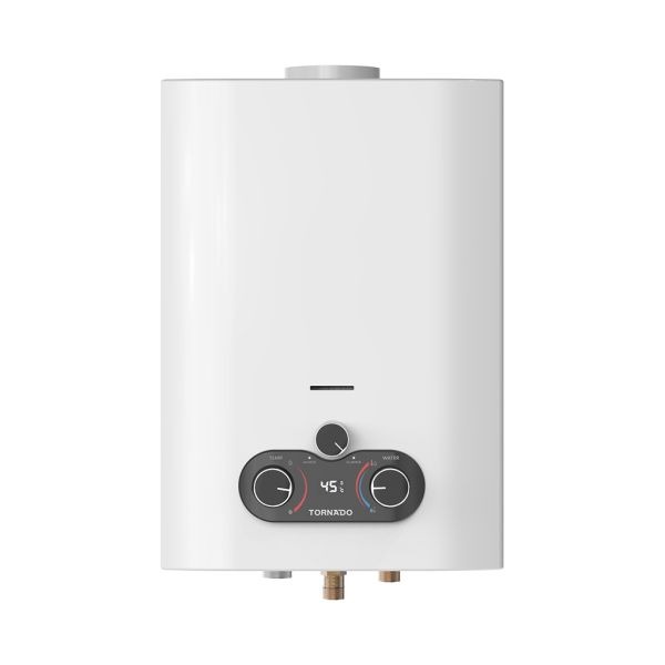 Tornado Digital Gas Water Heater , 6 Liter White - GHE-C06CTE-W