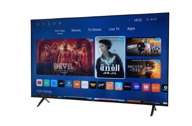 شاشة تلفزيون سمارت تورنيدو ، مقاس 58 بوصة ، ليد ، دقة 4K UHD - 58US4600E
