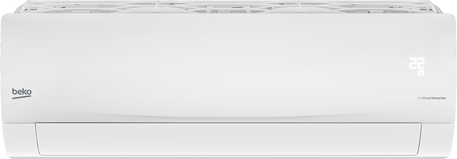 Beko Inverter Split Air Conditioner ,1.5 horsepower Inverter Motor Cooling and Heating ,White - BIE 121
