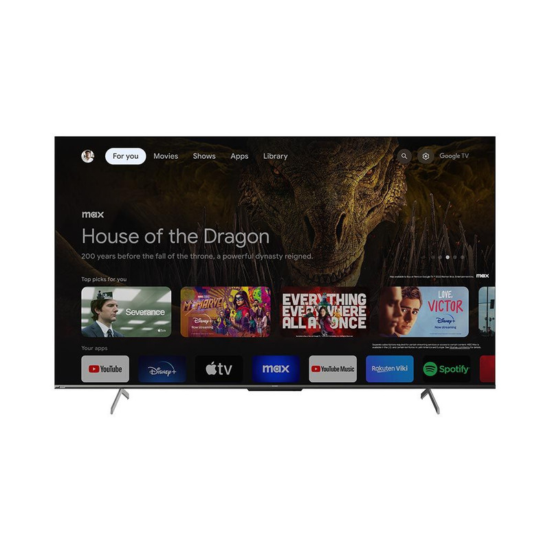 Sharp 75 Inch Smart TV , 4K UHD LED Built-In Receiver - 4T-C75FN6EX