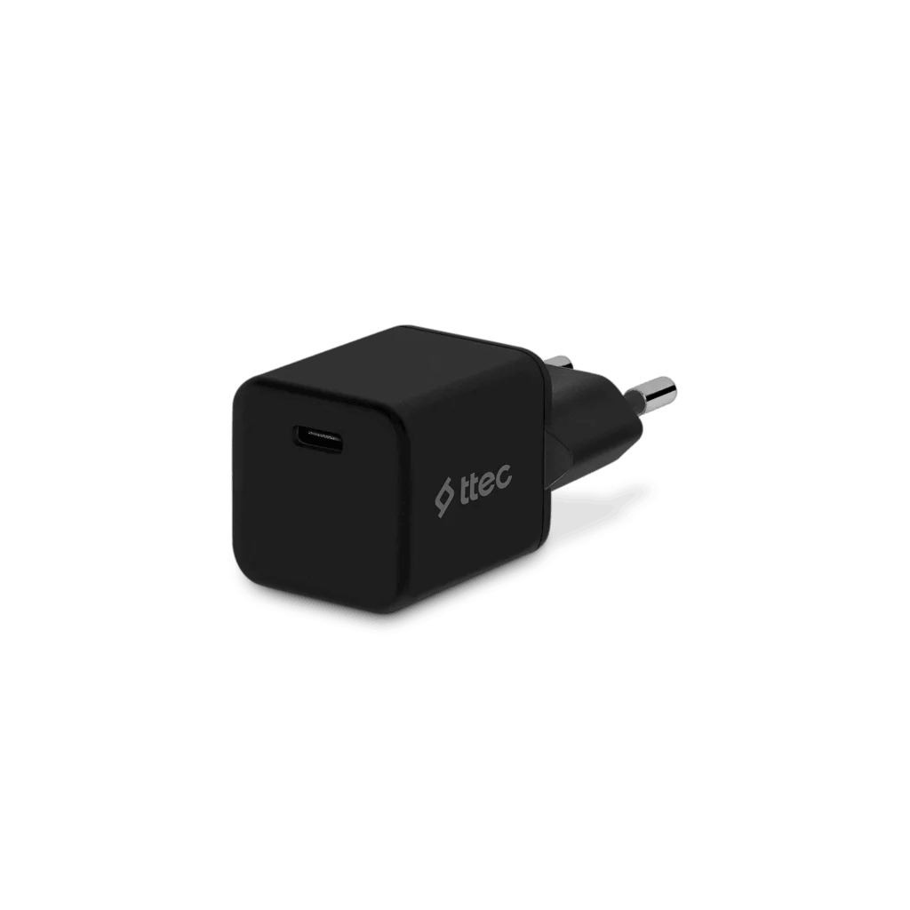 Ttec SmartCharger Pro Wall Charger Type C , 20 Watt Black - 2SCP01S
