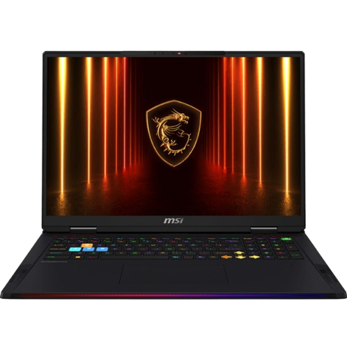 MSI Raider 18 HX AI A2XWJG Gaming Laptop ,Intel Core Ultra 9 285HX 18 Inch ,2 Terabyte SSD ,64 GB ,NVIDIA GeForce RTX 5090 ,Windows 11 - Titanium Dark Gray