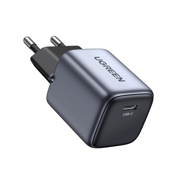 Ugreen Wall Charger , 1 Ports Type C , 20 Watt Black - CD318