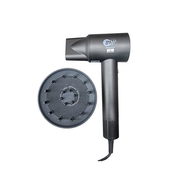 Black And White Hair Dryer 1600 Watt , Black - SD-836