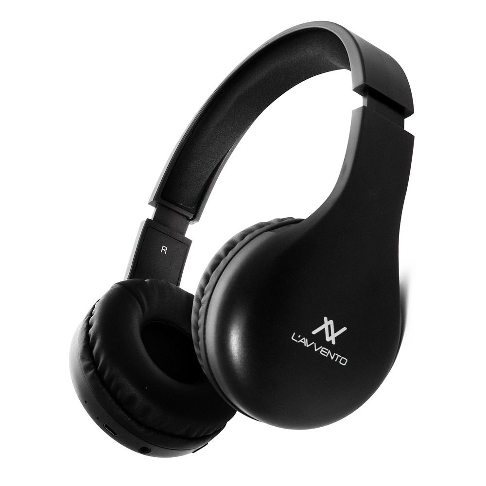 L'Avvento Wireless On Ear Headphones , Black - HP11B