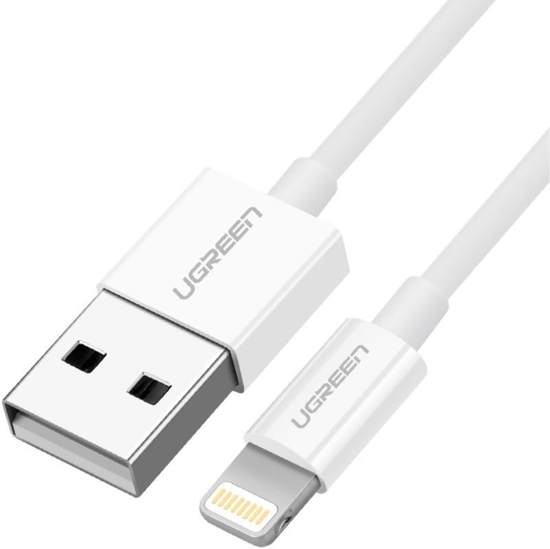 Ugreen Lightning Charging Cable 2 Meter White - US155
