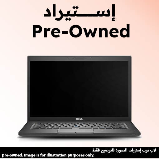 Dell Latitude 7480 Laptop, 14 Inch, FHD, FREEDOS - Black (Pre-owned), 6 Months Warranty