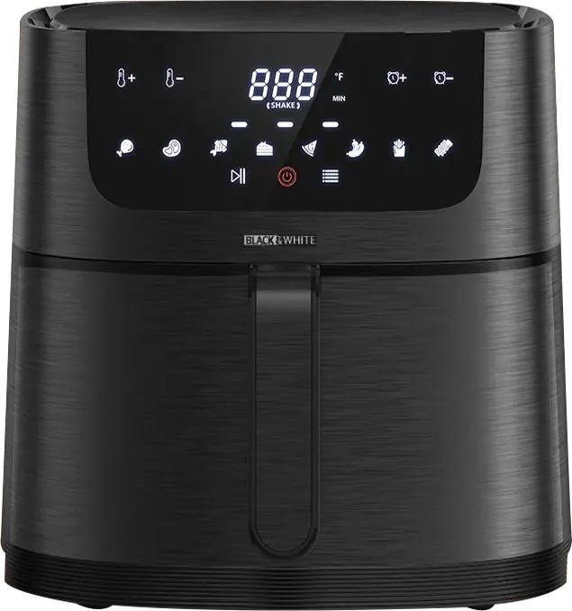 Black And White Air Fryer , 8.5 Liter Grey - AF-085SD
