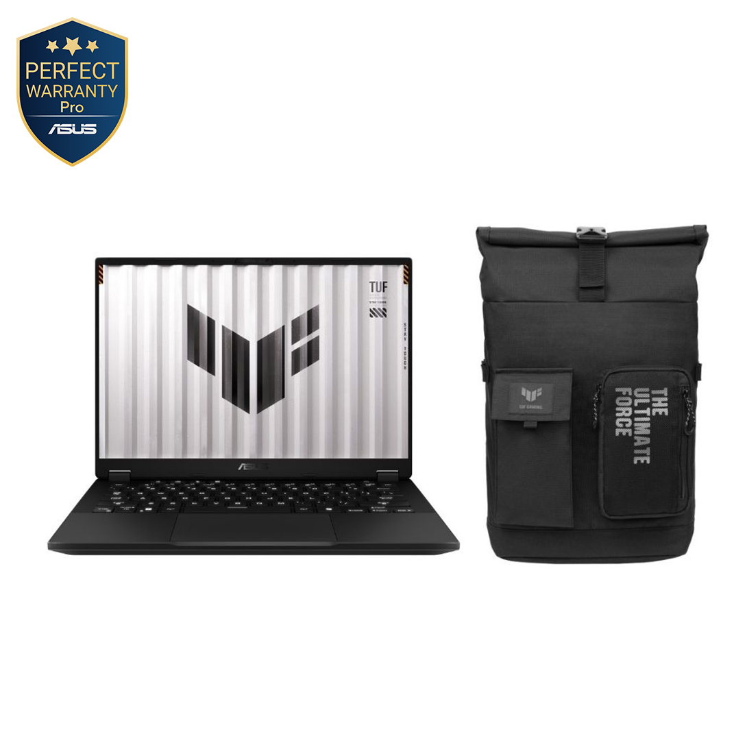 Asus TUF A14 2024 FA401WV-RG053W Laptop ,AMD Ryzen AI 9 HX 370 14 Inch ,1 Terabyte SSD ,16 GB ,NVIDIA GeForce RTX 4060 ,Windows 11 - Jaeger Grey