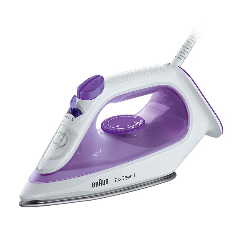 Braun TexStyle 1 Steam Iron , 2000 Watt , Violet - SI 1080