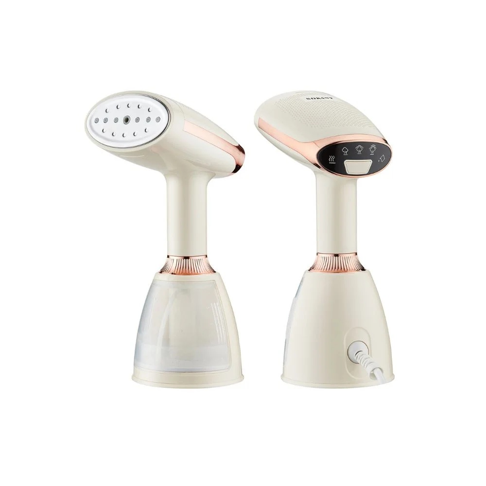Sokany Electric Handheld Steam Iron , 1500 Watt White Rose Gold - SK-12003