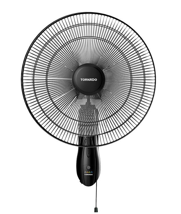 Tornado Wall Fan , 16 Inch , Black - TWF-16