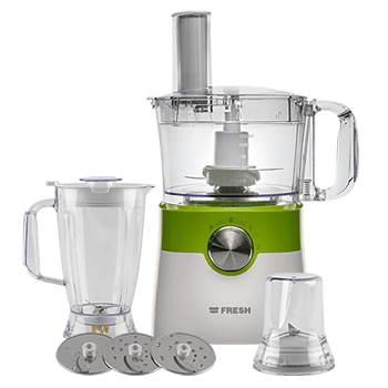 Fresh Food Processor with Attachments , 1000 Watt Green - FP402