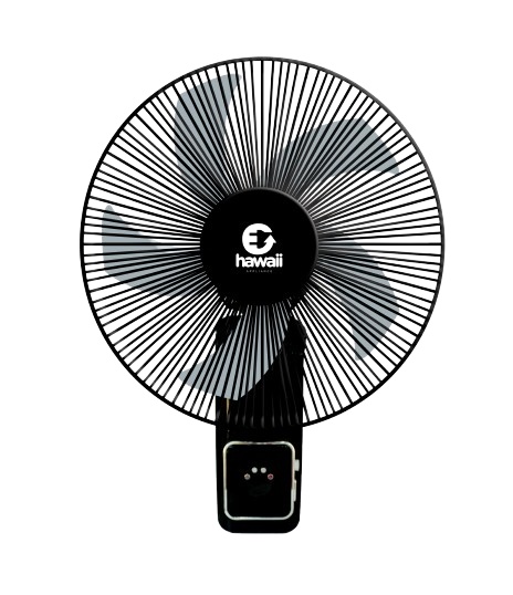 Hawaii Wall Fan , 18 Inch , Black