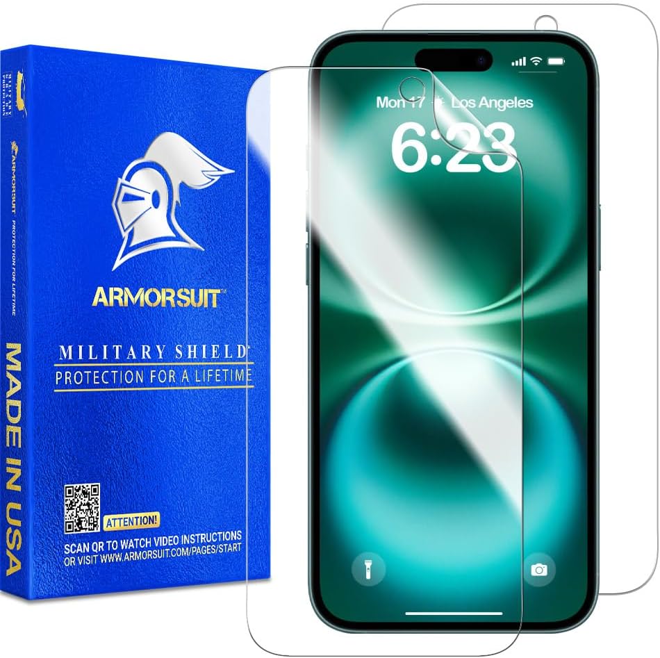 Armor Screen Protector for iPhone 16 ,Transparent