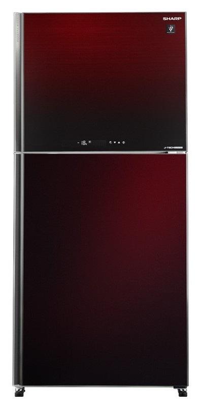 Sharp Top Freezer Refrigerator , 450 Liter , Red - SJ-GV58G-RD