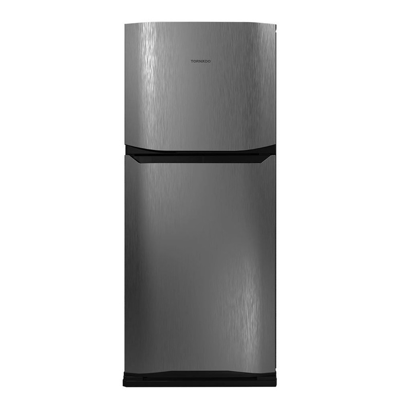 Tornado NoFrost Top Freezer Refrigerator , 395 Liter Inverter Motor , Stainless Steel - RF-51FTV-DST