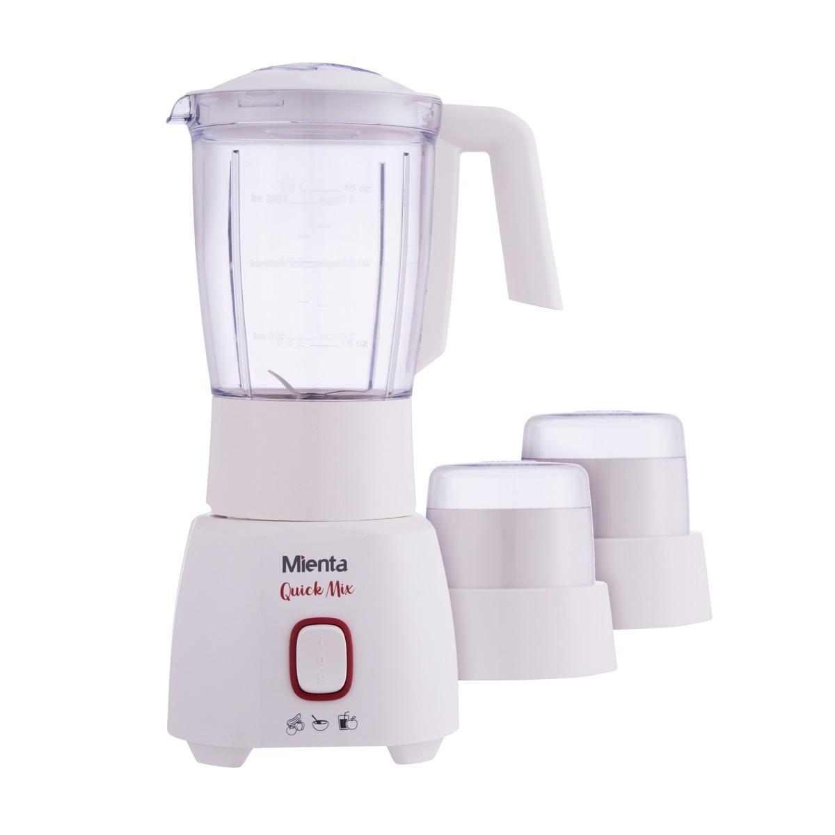Mienta Quick Mix Countertop Blender 400 Watt White