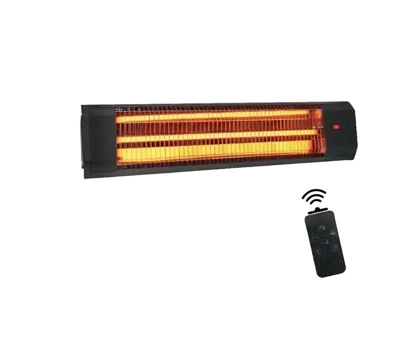 Kumtel Electric Heater , With Remote Control , 1800 Watt Black - MVR-1800