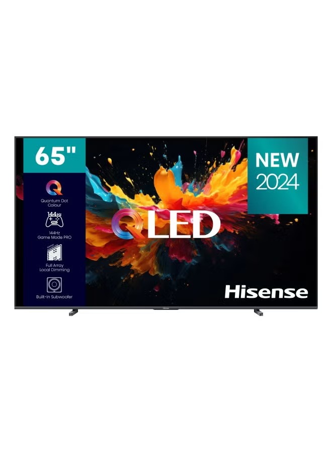 Hisense 65 Inch Smart TV , 4K UHD QLED - 65Q7N