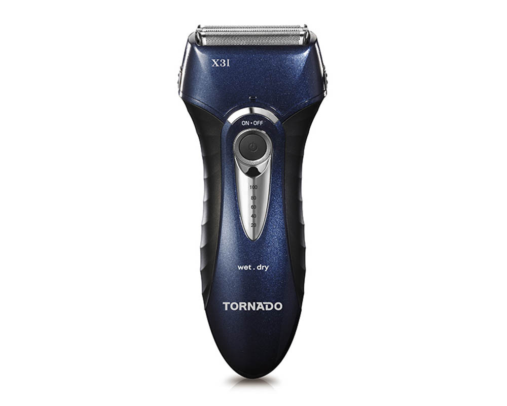 Tornado Electric Shaver Wet & Dry Dark Blue - THP-32U