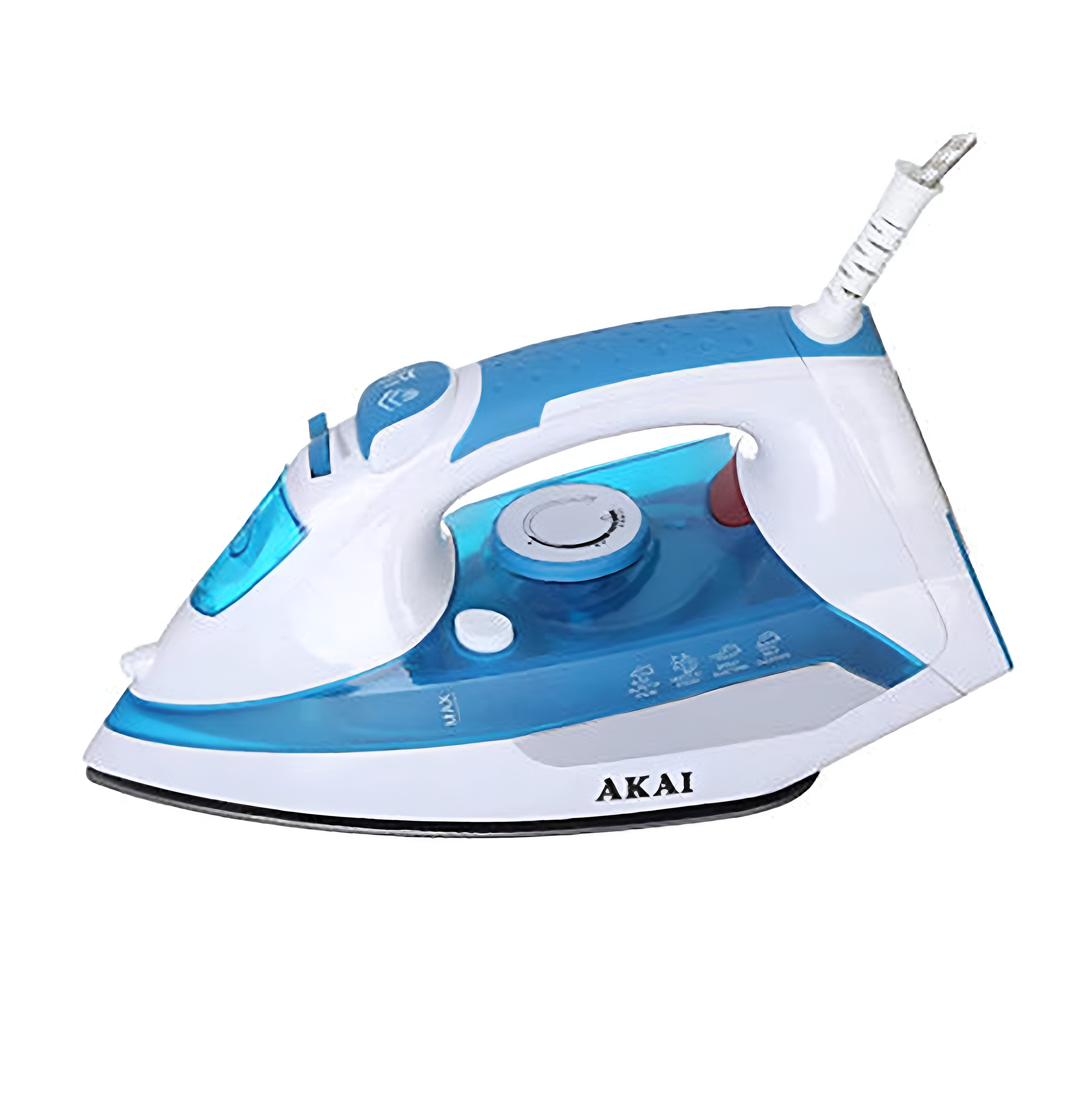 Akai Steam Iron , 2200 Watt , White Blue - AK-220C