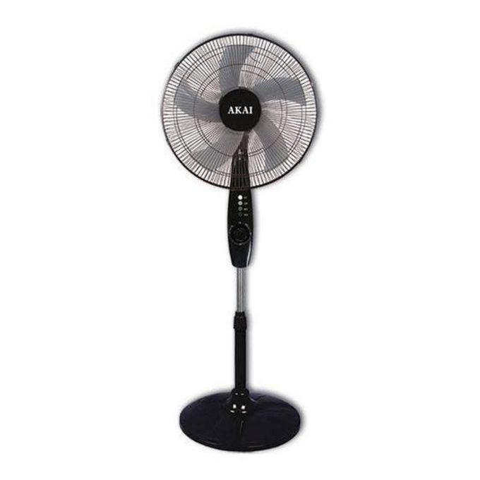 Akai Stand Fan , 18 Inch , Black - AK-18SA
