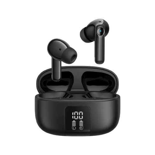 Joyroom Funpods Earbuds , Active Noise Cancellation , Black - JR-FN3