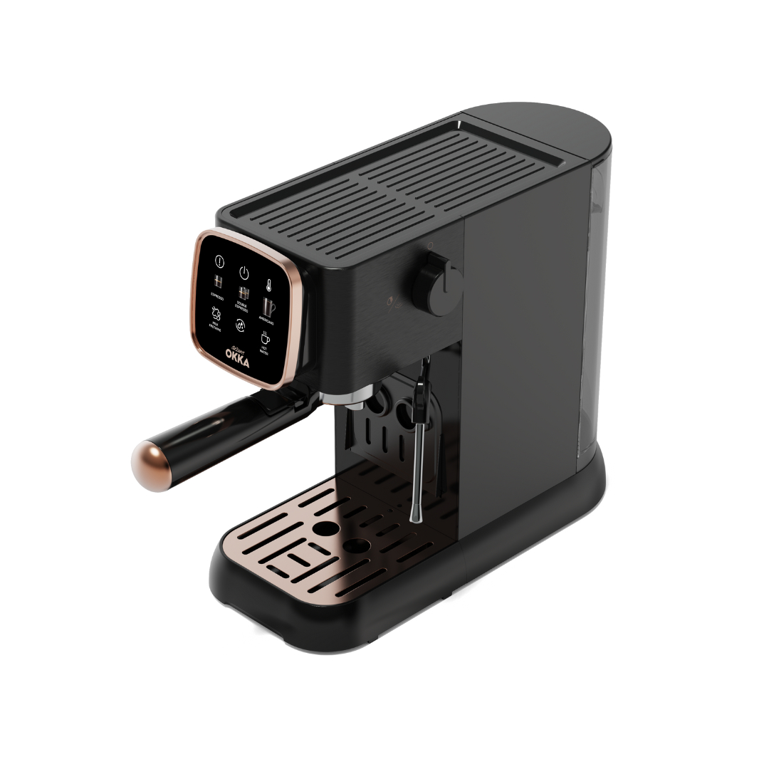Arzum OKKA Solo Semi-Automatic Espresso Machine, 2 cups, 1628 Watt - OK0034-04