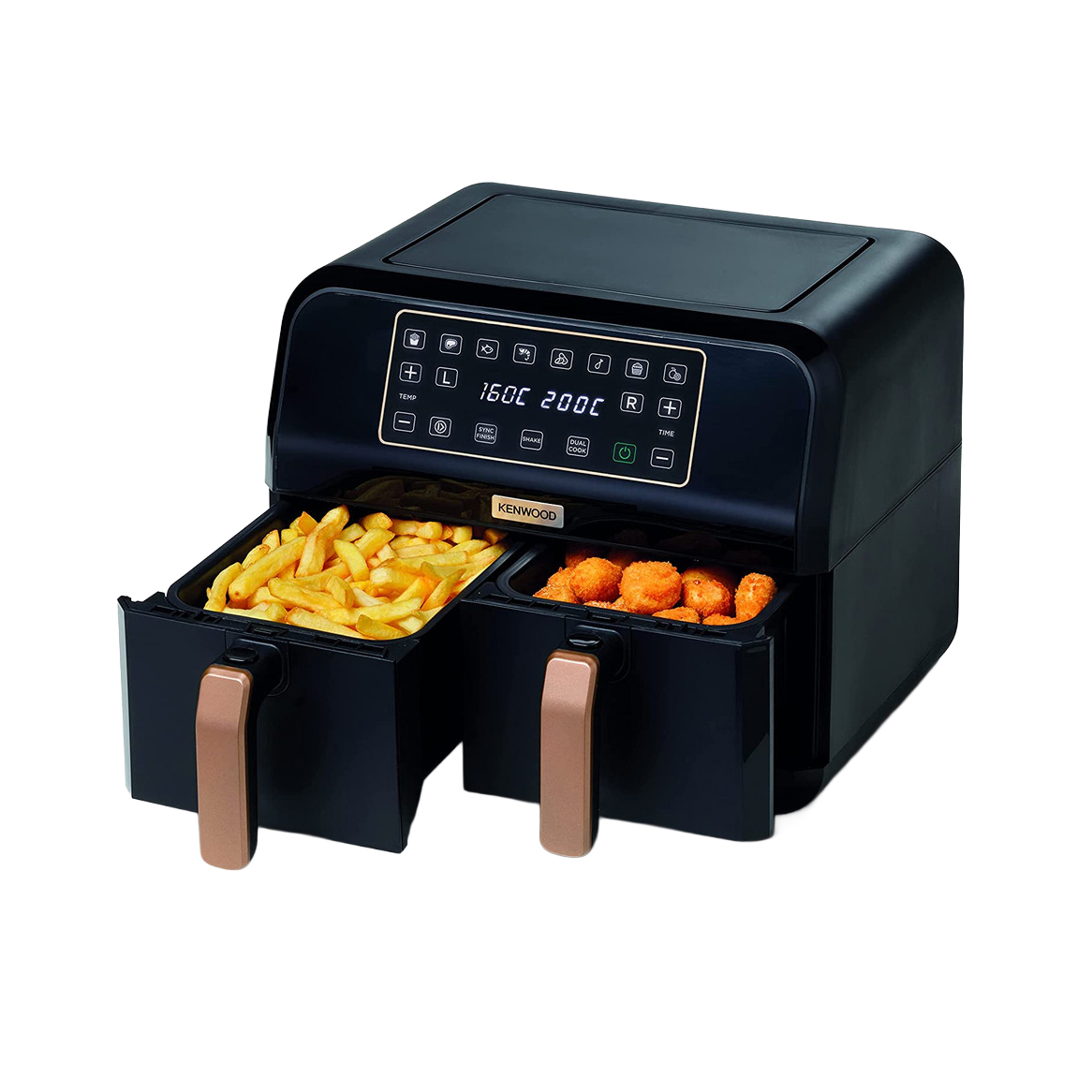 Kenwood Air Fryer , 4 Liter , 1700 Watt Black - HFP70BK