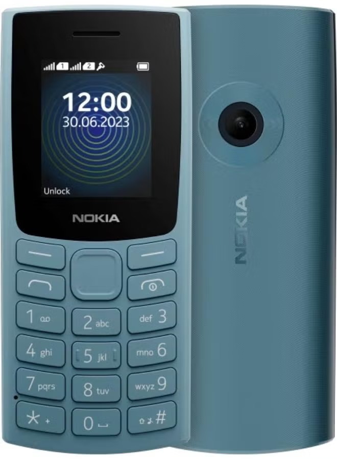Nokia 110, Middle East Version 2023 Dual-SIM , Blue