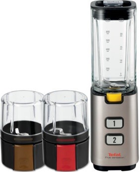 Tefal Fruit Sensation Countertop Blender 0.9 Liter 300 Watt Multi Color - BL142A