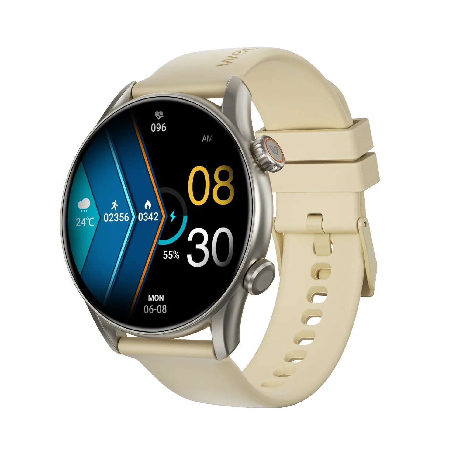 Weofly Spirit 2 Smart Watch , 1.39 Inch Silver Gold