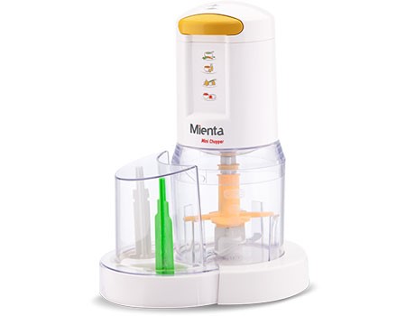 Mienta Mini Chopper With Molokhia Blade, 400 Watt - CH173