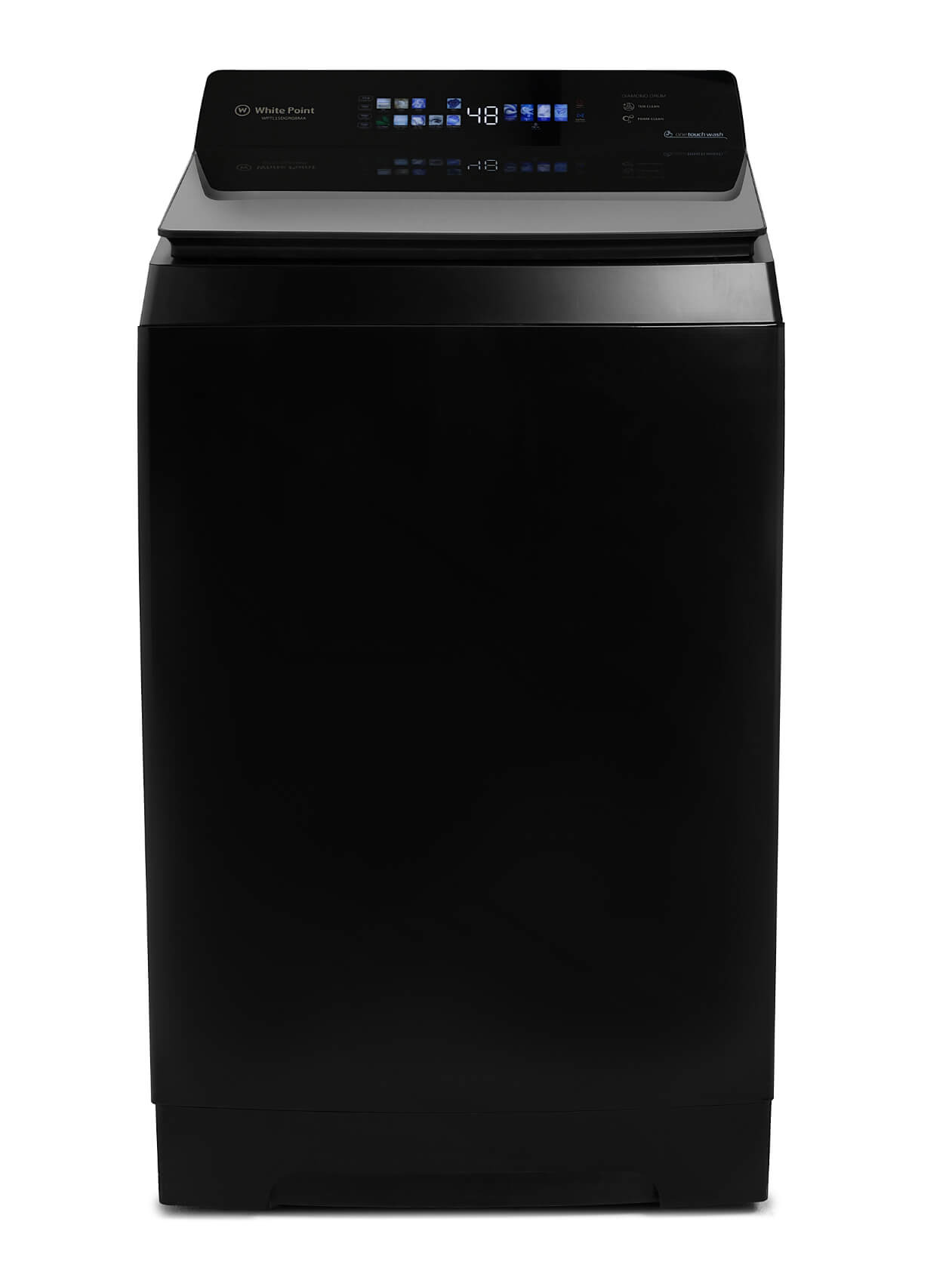 White Point Top Load washing Machine , 15 kg , Black - WPTL15DGRGBMA