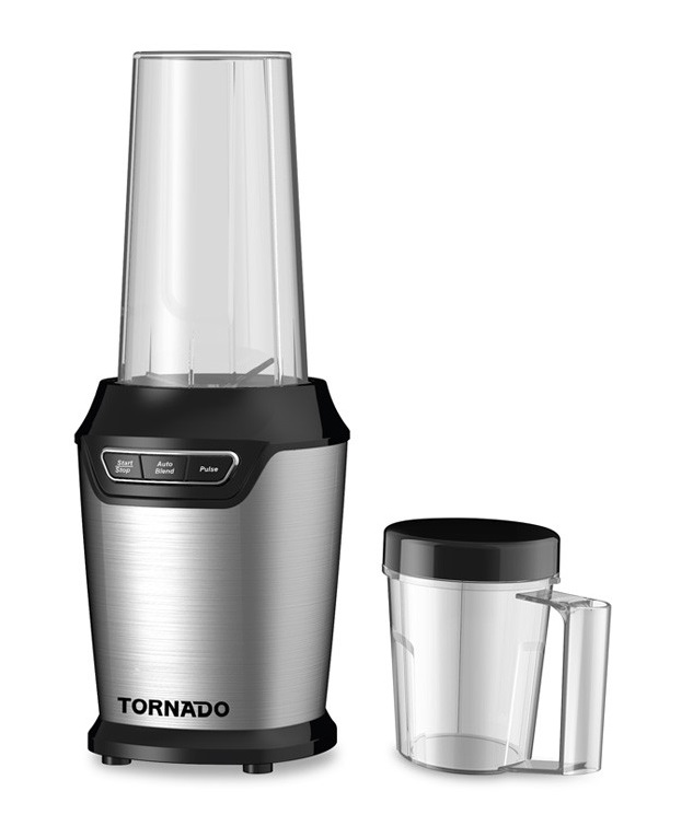 Tornado Countertop Blender 0.75 Liter 1000 Watt Black Silver - TBL-1000W