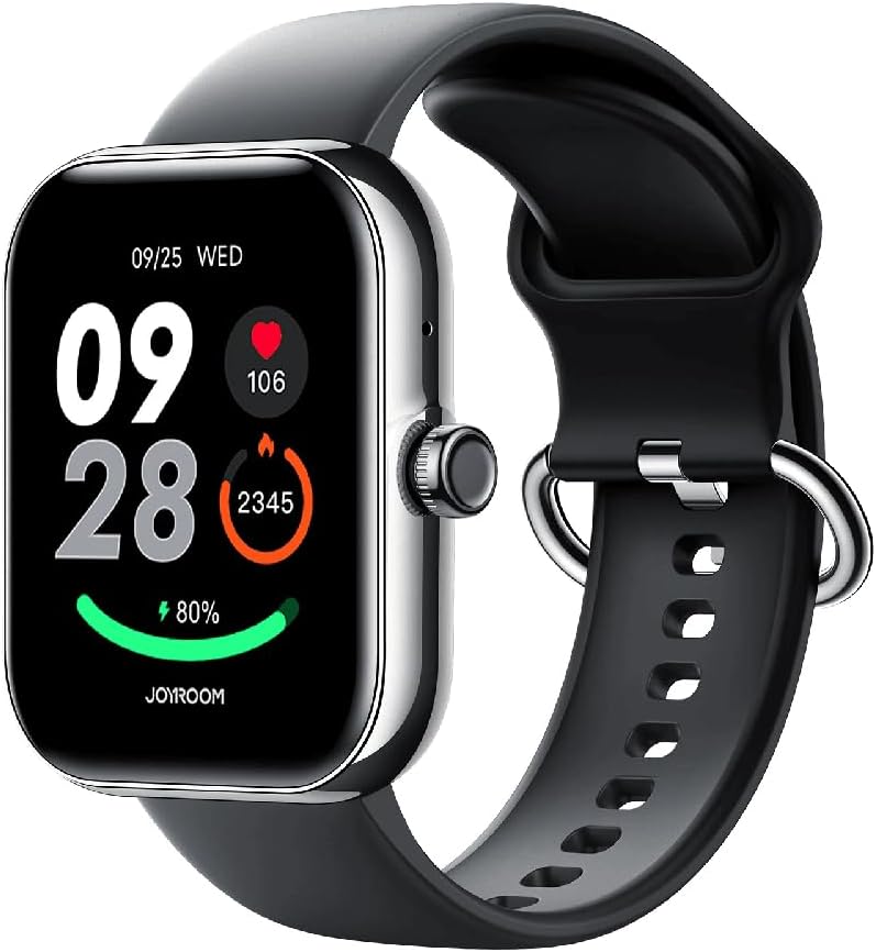 Joyroom JR-FT5 Plus Smart Watch , 1.96 Inch Graphite Black