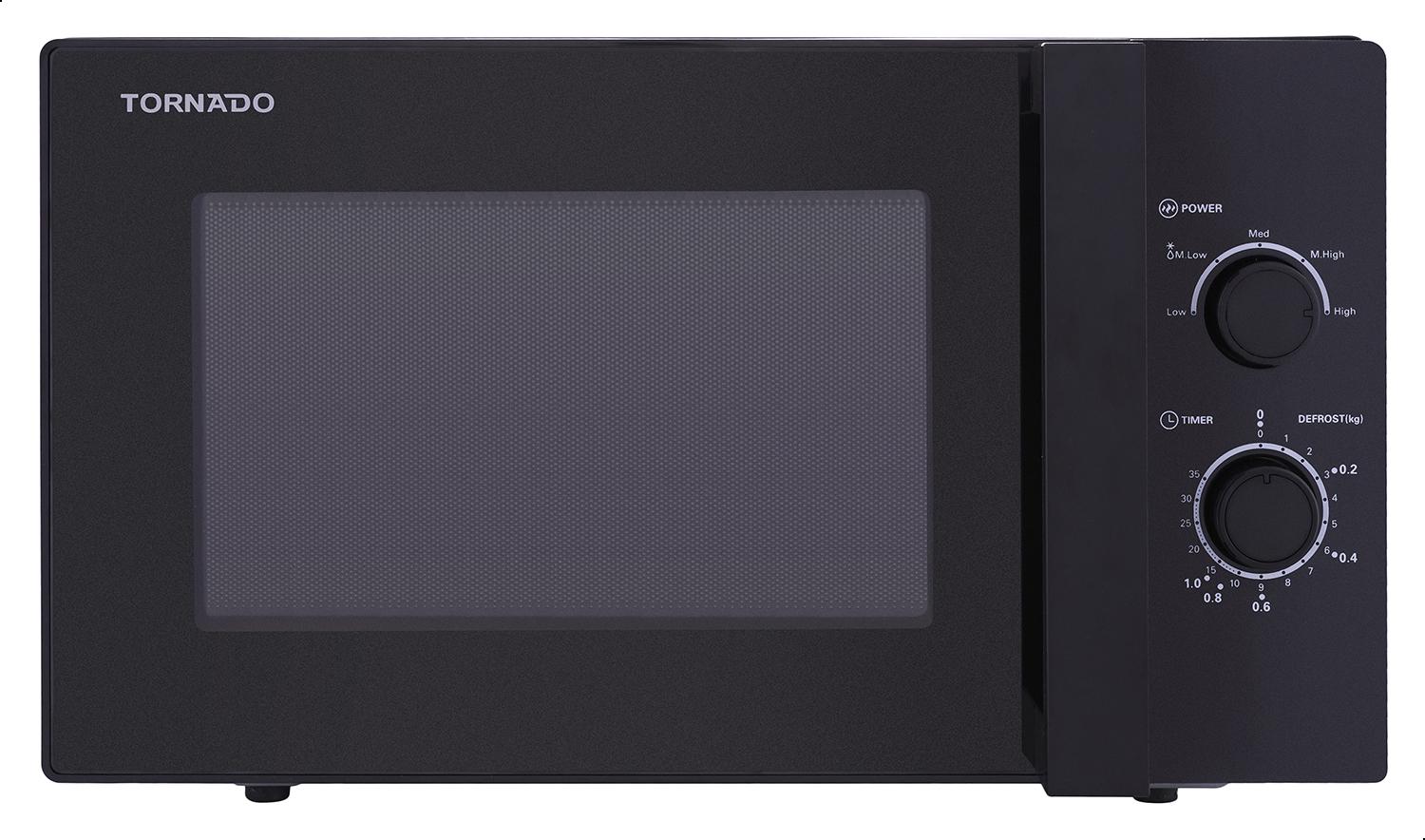 Tornado Solo Microwave , 25 Liter 900 Watt , Black - TM-25MK
